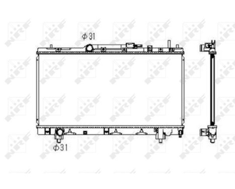 Radiator, engine cooling