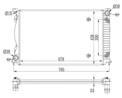 Radiator, engine cooling, Image 2