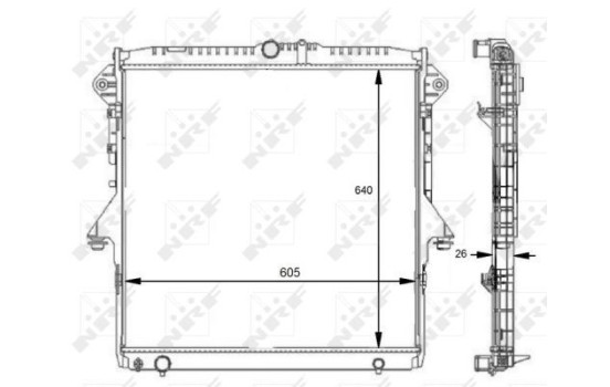 Radiator, engine cooling