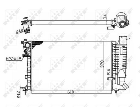 Radiator, engine cooling, Image 5