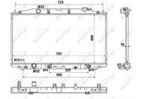 Radiator, engine cooling