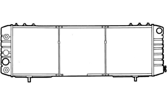 Radiator, engine cooling