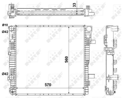 Radiator, engine cooling, Image 4