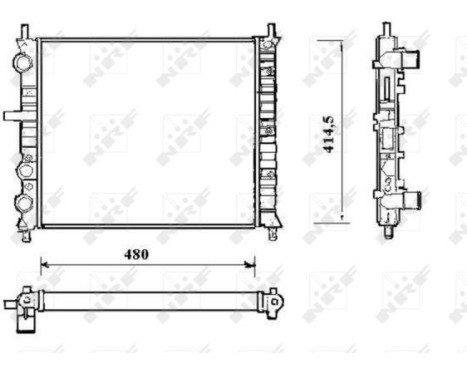 Radiator, engine cooling, Image 4