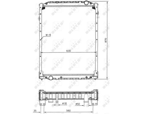 Radiator, engine cooling