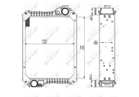 Radiator, engine cooling