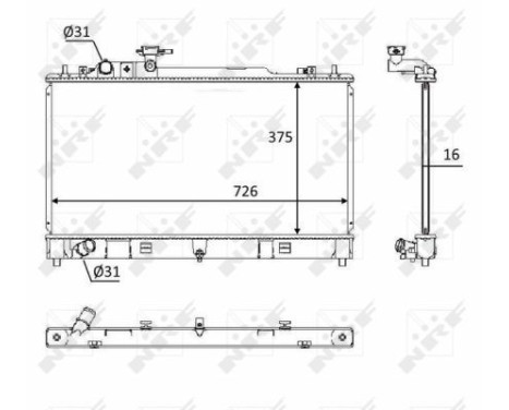 Radiator, engine cooling, Image 3