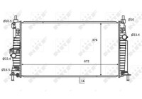 Radiator, engine cooling