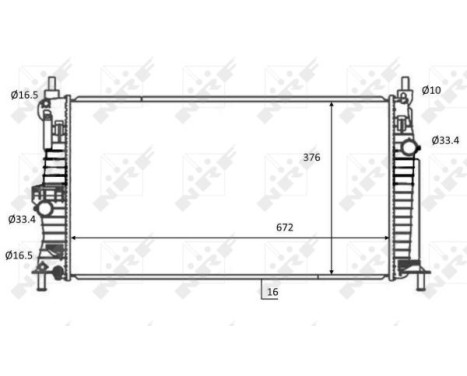 Radiator, engine cooling