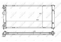 Radiator, engine cooling