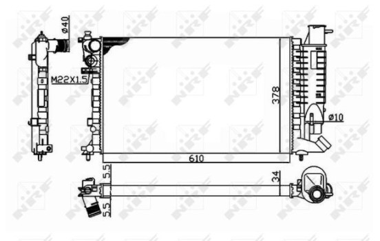 Radiator, engine cooling, Image 5
