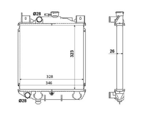 Radiator, engine cooling, Image 2