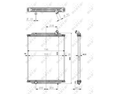 Radiator, engine cooling, Image 4