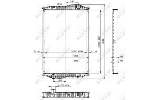 Radiator, engine cooling, Image 4