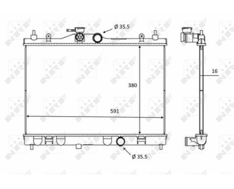 Radiator, engine cooling, Image 2