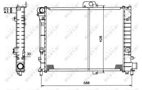 Radiator, engine cooling