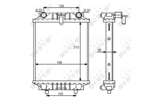 Radiator, engine cooling, Image 2