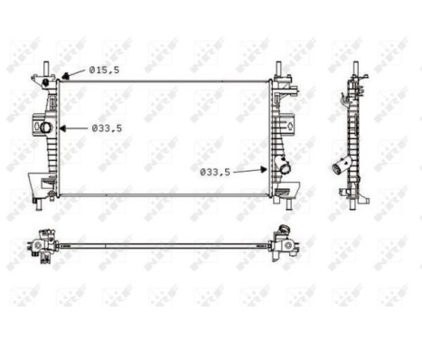 Radiator, engine cooling, Image 2