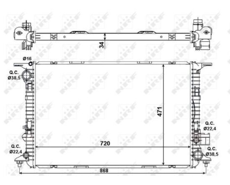 Radiator, engine cooling, Image 4