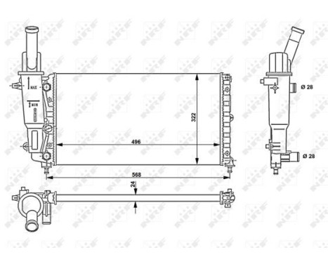 Radiator, engine cooling, Image 4