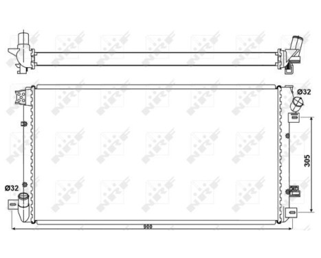 Radiator, engine cooling