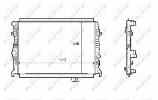 Radiator, engine cooling