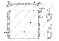 Radiator, engine cooling
