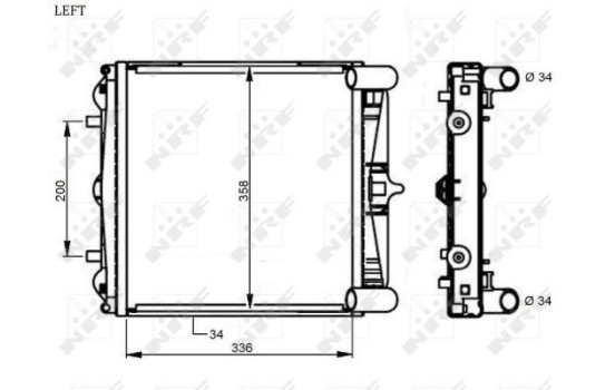 Radiator, engine cooling