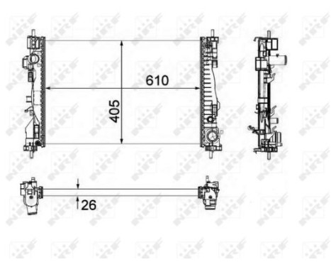 Radiator, engine cooling, Image 2