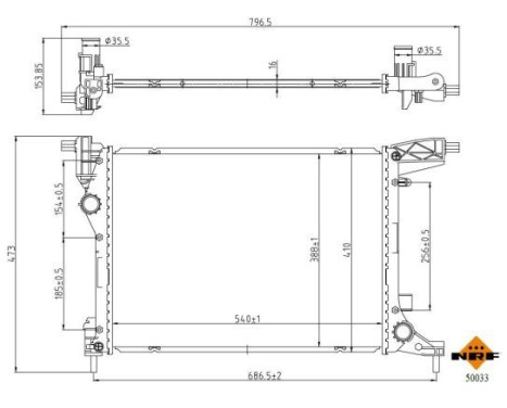 Radiator, engine cooling, Image 2