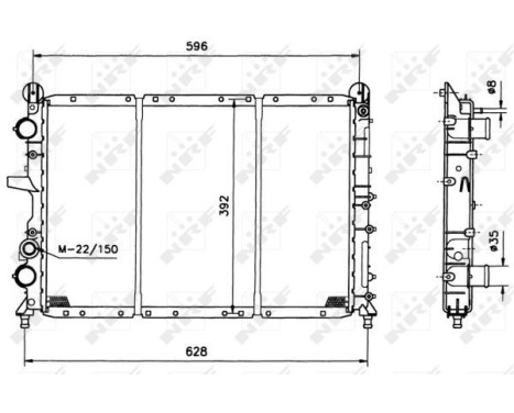 Radiator, engine cooling, Image 2