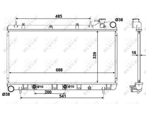 Radiator, engine cooling, Image 2