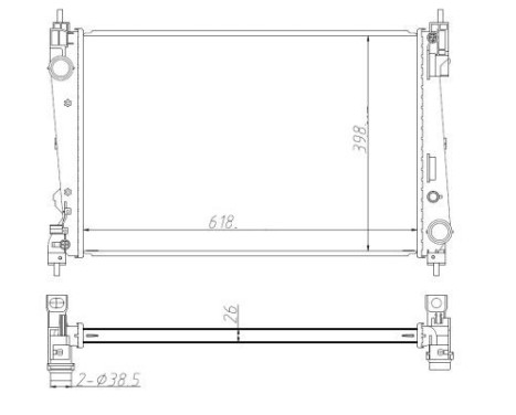 Radiator, engine cooling, Image 2