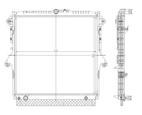 Radiator, engine cooling, Image 2