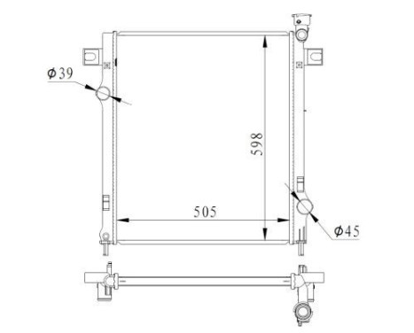 Radiator, engine cooling, Image 2