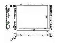Radiator, engine cooling