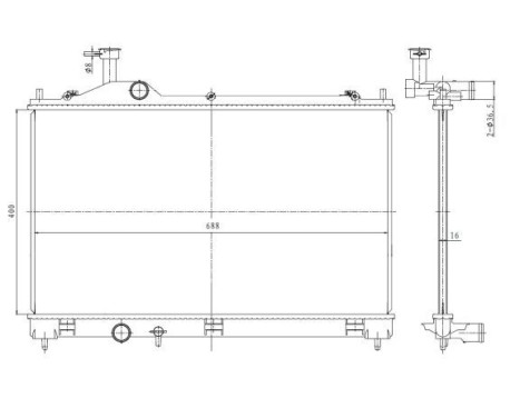 Radiator, engine cooling, Image 2