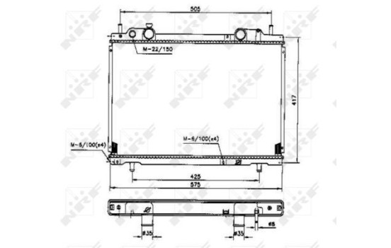 Radiator, engine cooling
