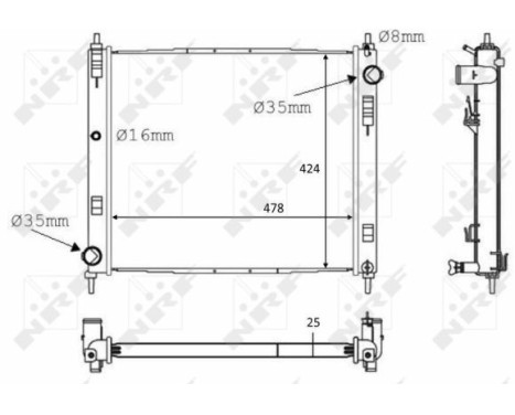 Radiator, engine cooling, Image 5