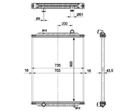 Radiator, engine cooling, Image 2