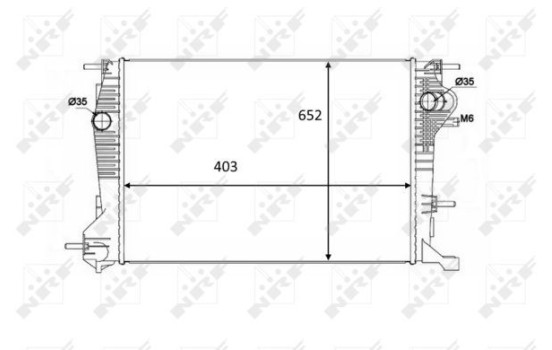 Radiator, engine cooling