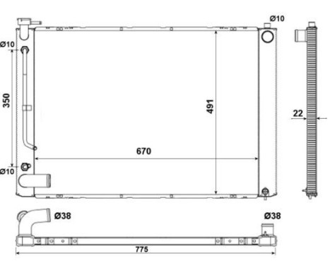 Radiator, engine cooling, Image 5
