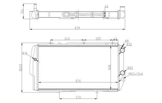 Radiator, engine cooling, Image 5