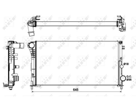 Radiator, engine cooling, Image 3