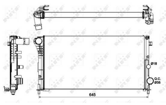 Radiator, engine cooling, Image 3