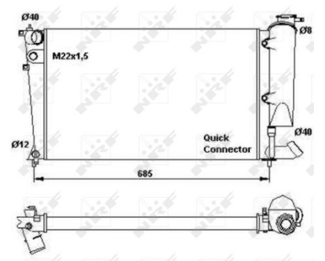 Radiator, engine cooling, Image 4