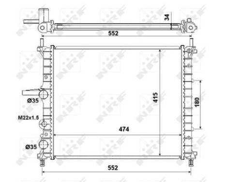 Radiator, engine cooling, Image 4