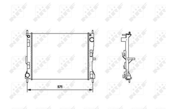 Radiator, engine cooling, Image 3