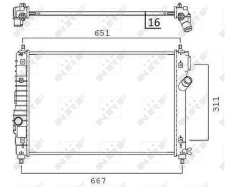 Radiator, engine cooling, Image 5