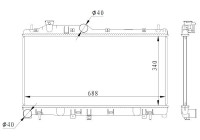 Radiator, engine cooling